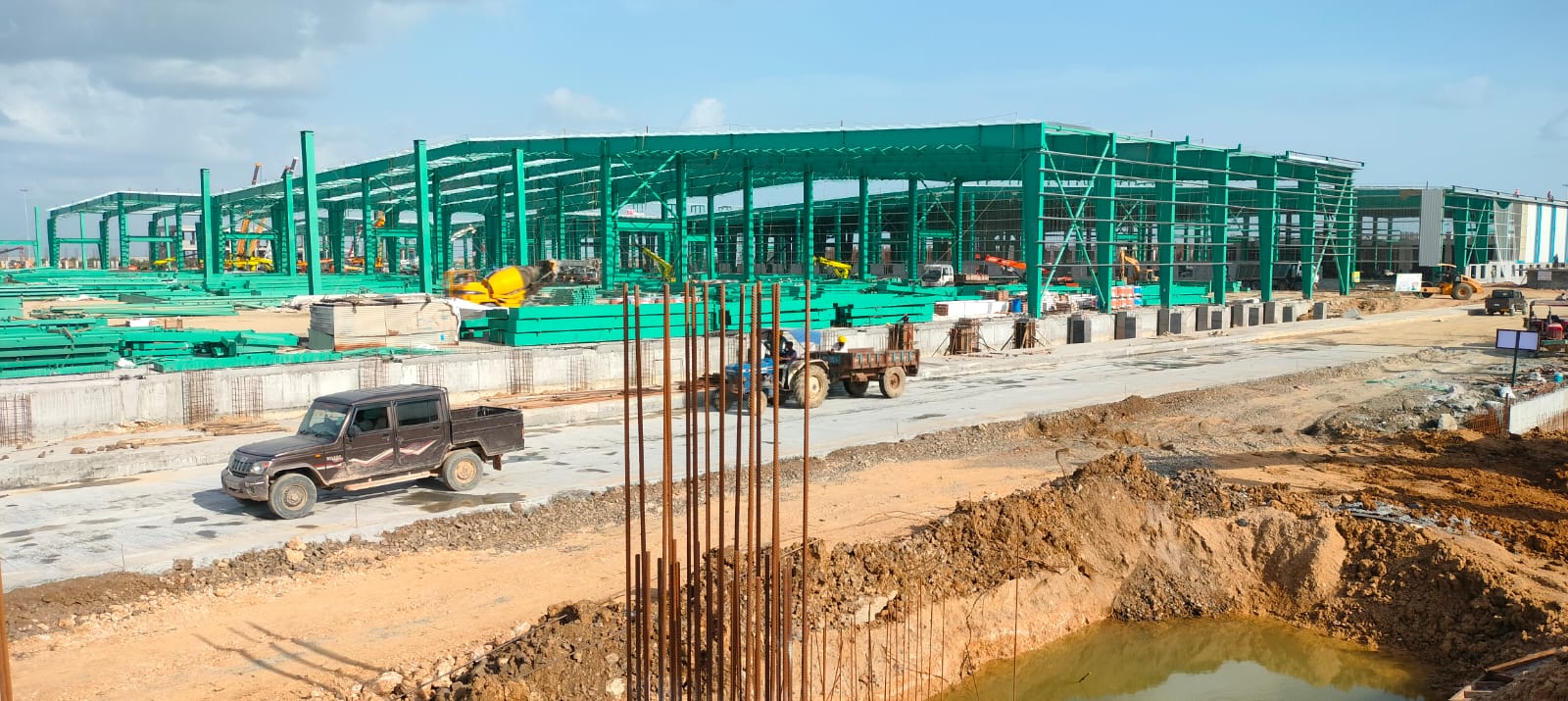 BKT-2 NEW LAND PROJECT - Boundary Wall Construction 2